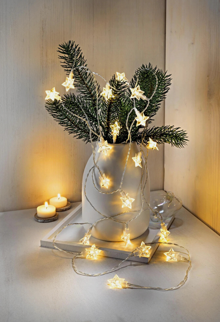 LED-Lichterkette "Christmas stars" 20 LEDs, 285 cm