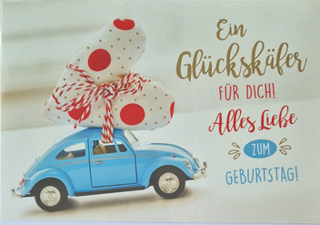 Ein Glückskäfer für Dich!  (B6)