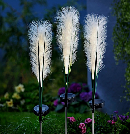 Solar-Gartenstecker "Schilfgras" 3er-Set