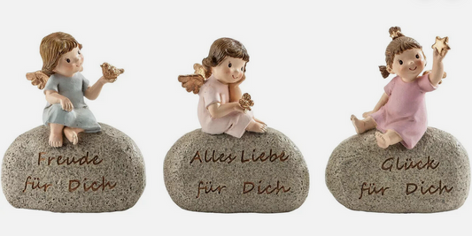 Geschenkengelchen mit Botschaft, 3er-Set