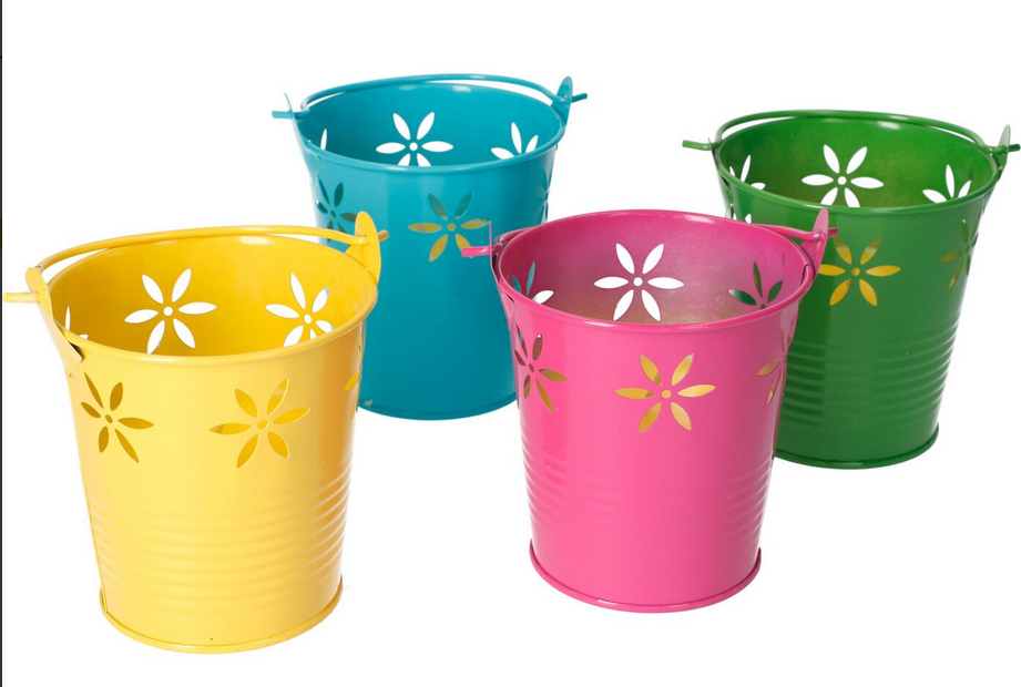 Citronella Kerze Eimer 4fach assortiert