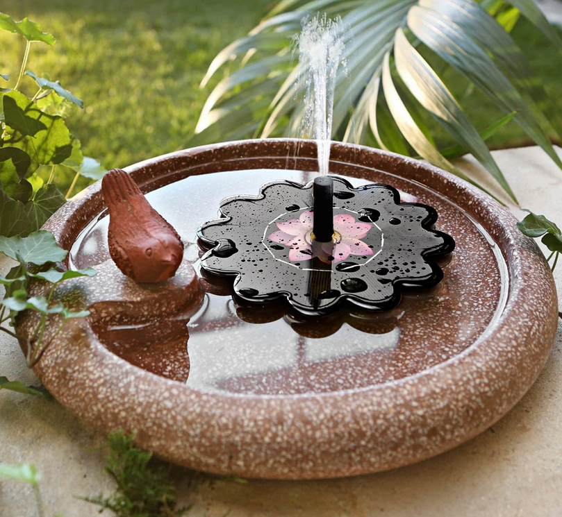 Solar-Wasserspiel Seerose