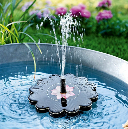 Solar-Wasserspiel Seerose