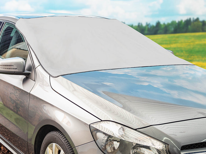 Frontscheibenabdeckung Sommer und Winter