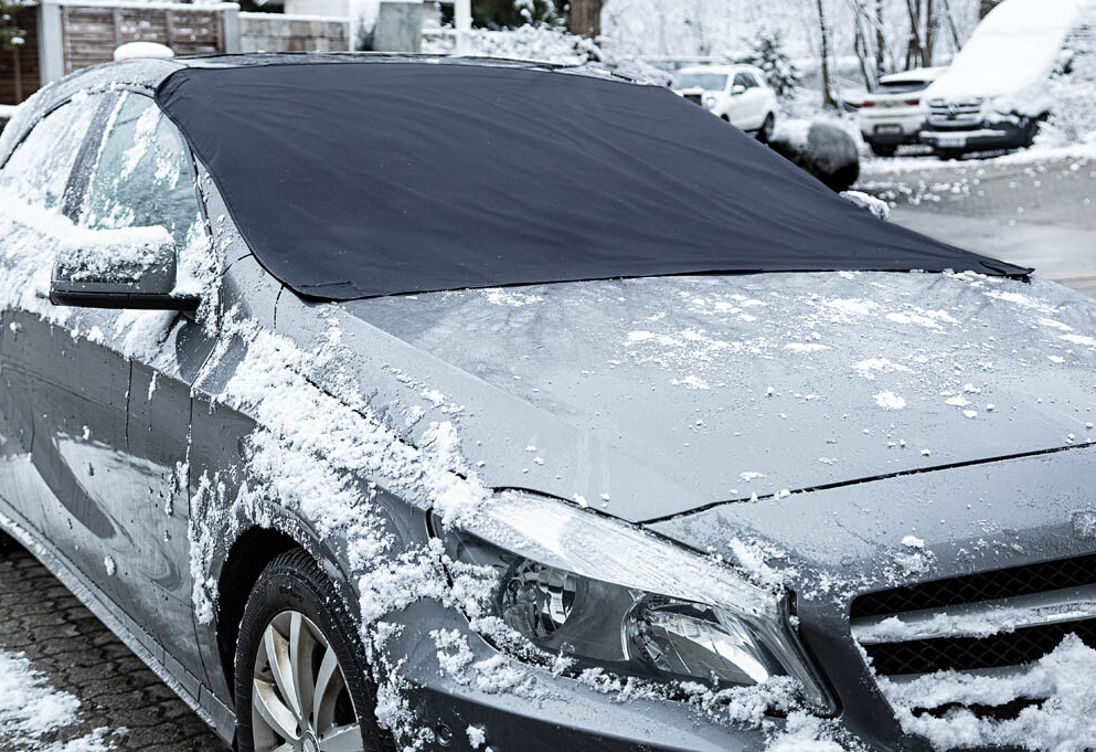 Frontscheibenabdeckung Sommer und Winter