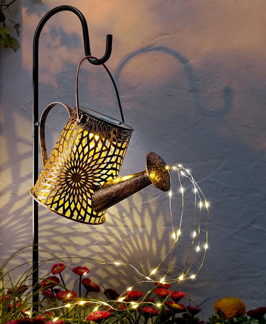Solar-Gartenstecker Giesskanne "Flora" 41LEDs