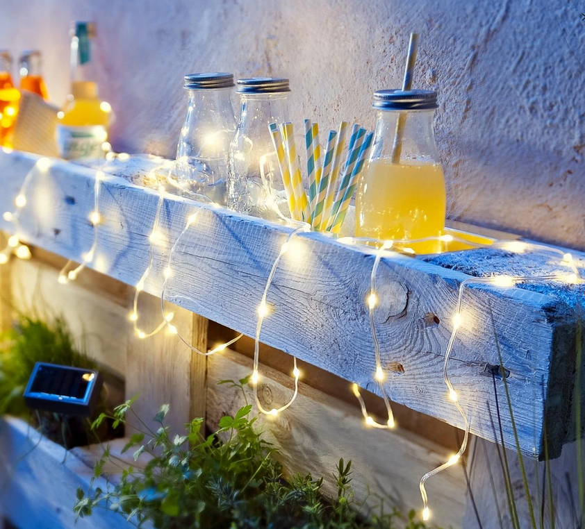 Solar-Lichtband "Variety" 100 LEDs, 5m