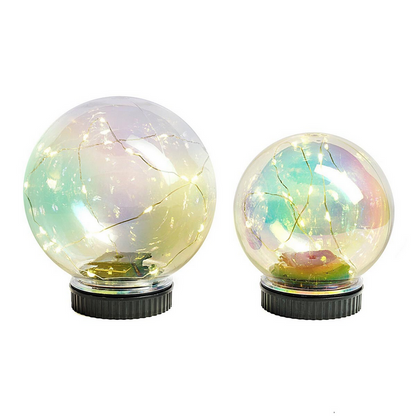 Solar-Schwimmkugeln "Rainbow" 2er-Set