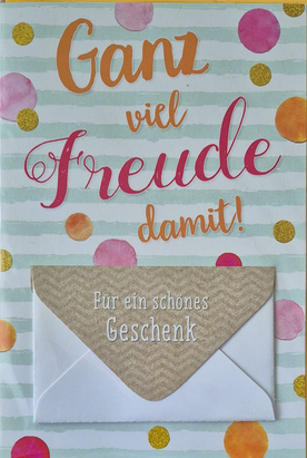 Ganz viel Freude damit (B6)