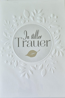 In stiller Trauer (B6)