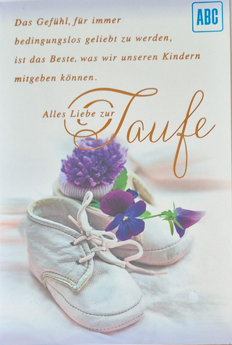 Alles Liebe zur Taufe (B6)