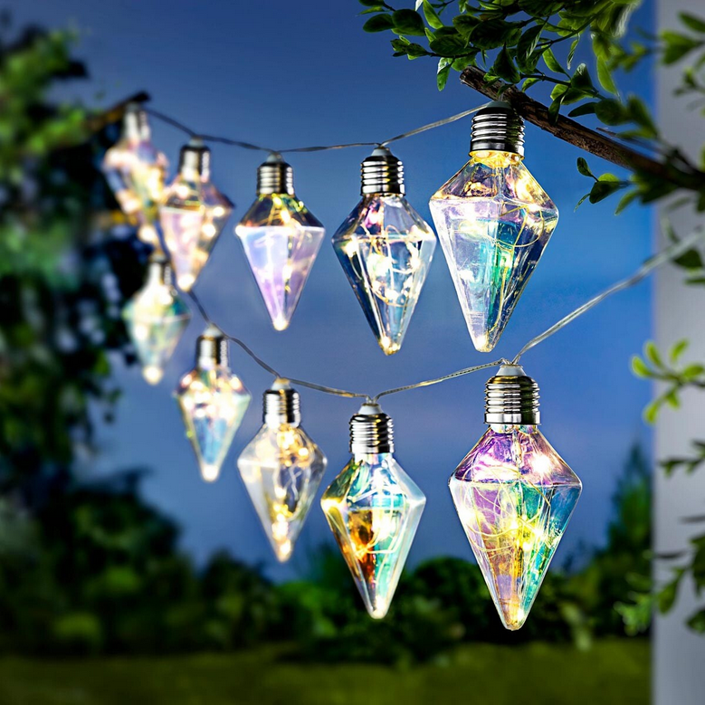 Solar-Lichterkette "Diamante", 50 LEDs