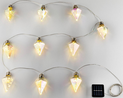 Solar-Lichterkette "Diamante", 50 LEDs