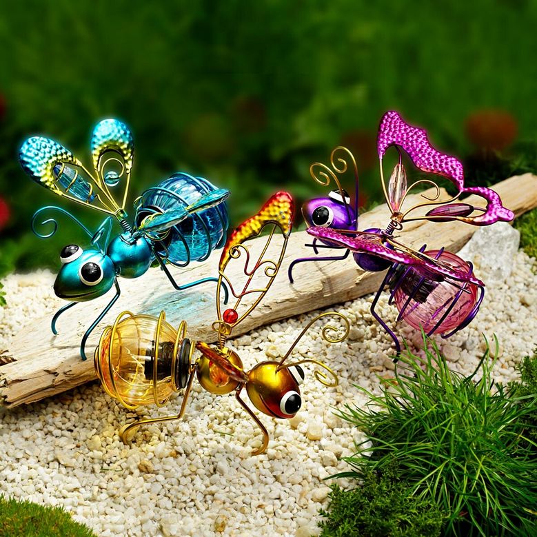 Solar-Hängedeko "Gartenfreunde" 3er-Set