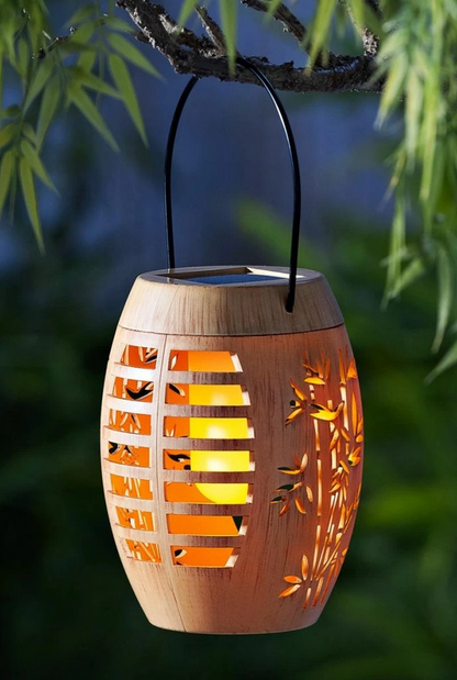 Solar-Tischleuchte "Bamboo Garden" 2er-Set