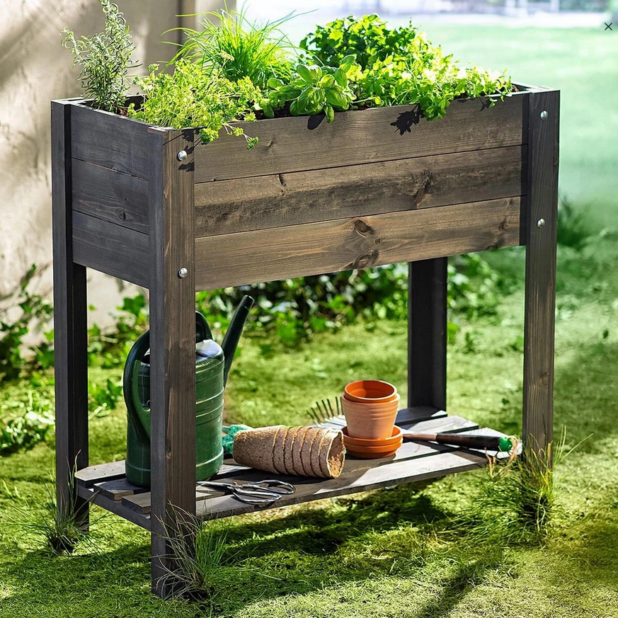 Hochbeet Easy, braun, 80x40x78 cm