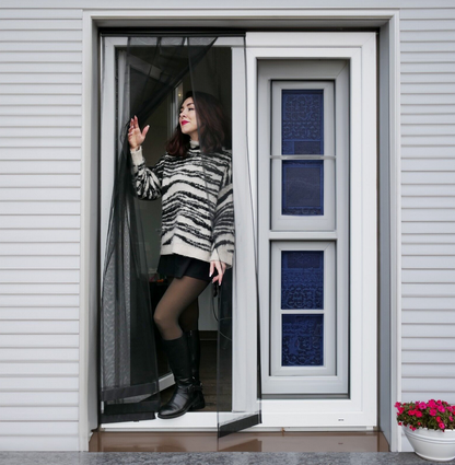 Lamellenvorhang, maximal 100 x 220 cm, anthrazit