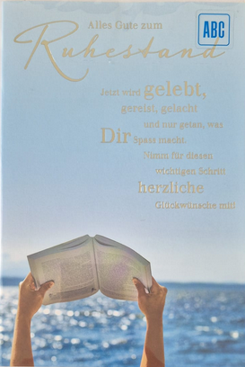 Alles Gute zume Ruhestand (B6)