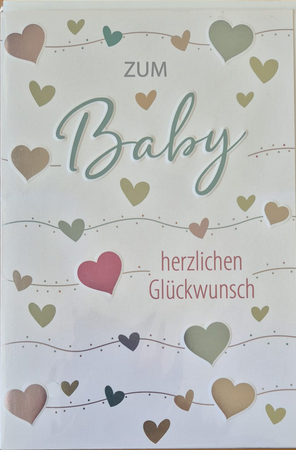 Zum Baby herzlichen Glückwunsch (B6)
