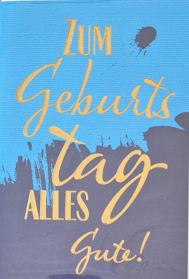 Zum Geburtstag alles Gute (B6)