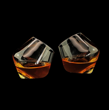 Rollende Whiskey-Gläser 2er Set