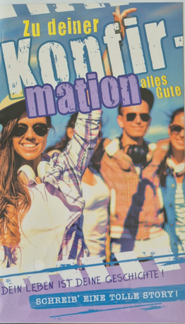 Zu deiner Konfirmation alles Gute (B6)