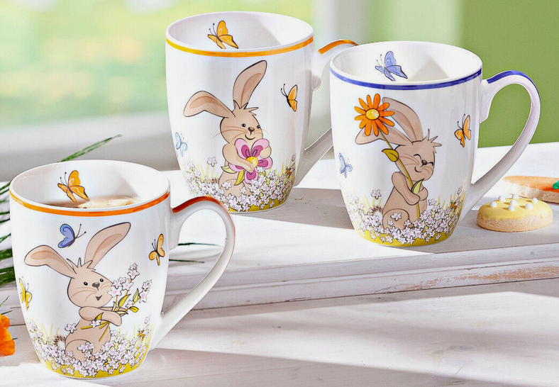 Tassen "Häschen Michel" 3er-Set
