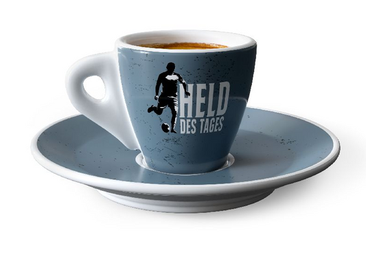 Espressotasse Held des Tages
