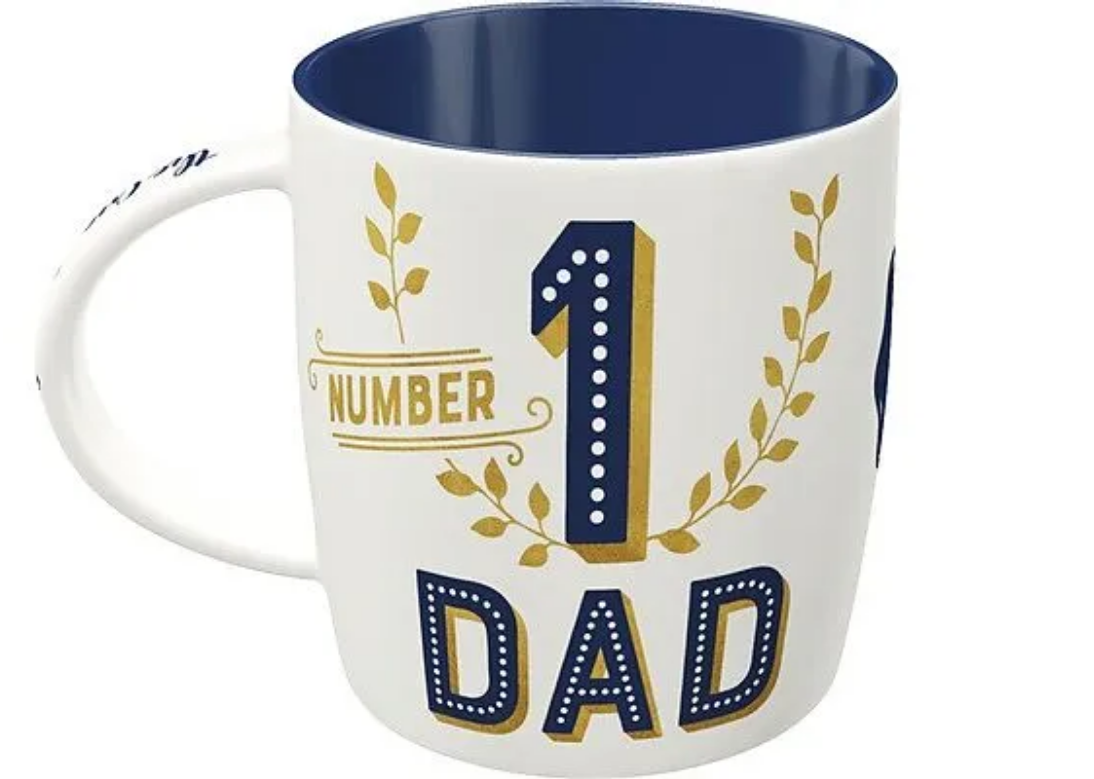 Tasse 330ml.  Number 1 Dad
