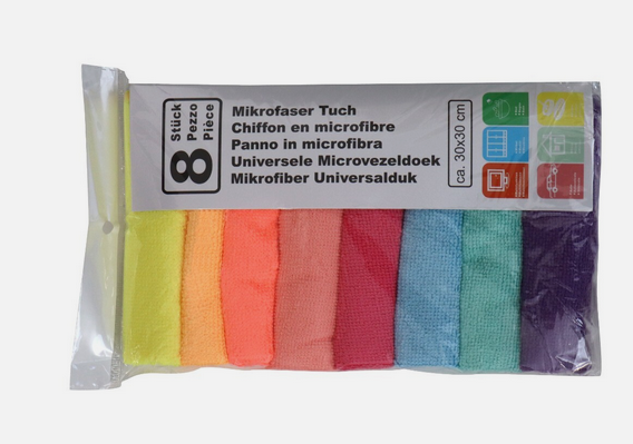 Mikrofasertücher 8er-Set