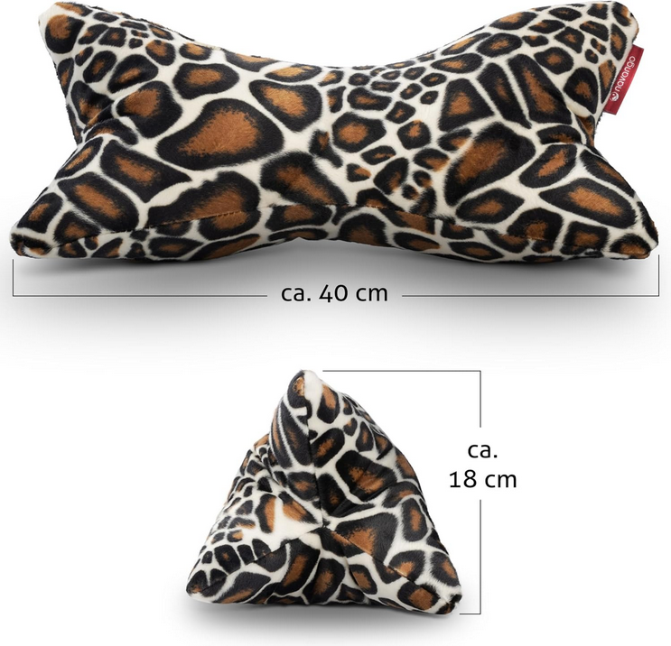 Navango Nackenkissen "Giraffe", 40 x 18 cm