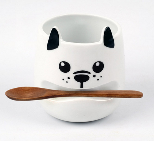 Hundebecher mit Stöckchenlöffel