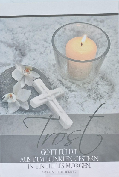 Gott führt aus dem dunkeln Gestern in ein helles Morgen (B6)