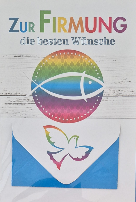 Zur Firmung die besten Wünsche (B6)