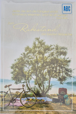 Zum Ruhestand dir besten Wünsche (B6)