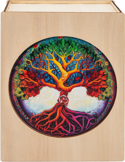 Holzpuzzle (Motiv: Lebensbaum, 700 Teile, 50 x 50 cm)