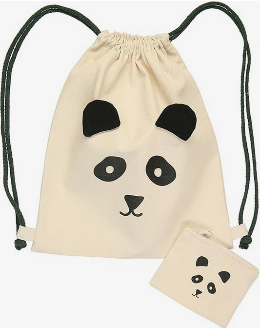 Kinderrucksack PANDA mit Portemonnaie