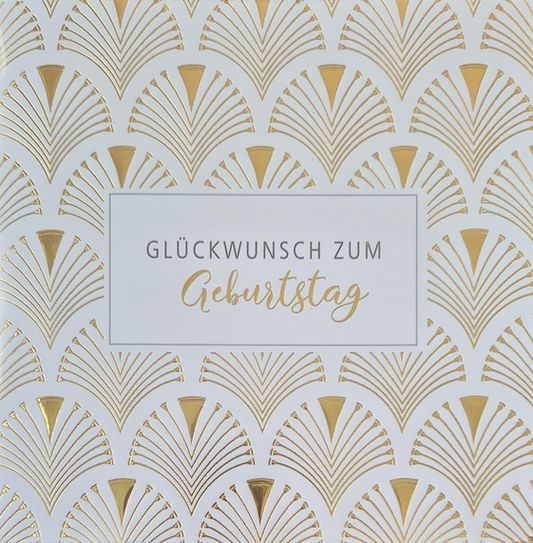 Glückwunsch zum  Geburtstag (15 x 15 cm)