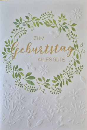 Zum Geburtstag alles Gute (B6)