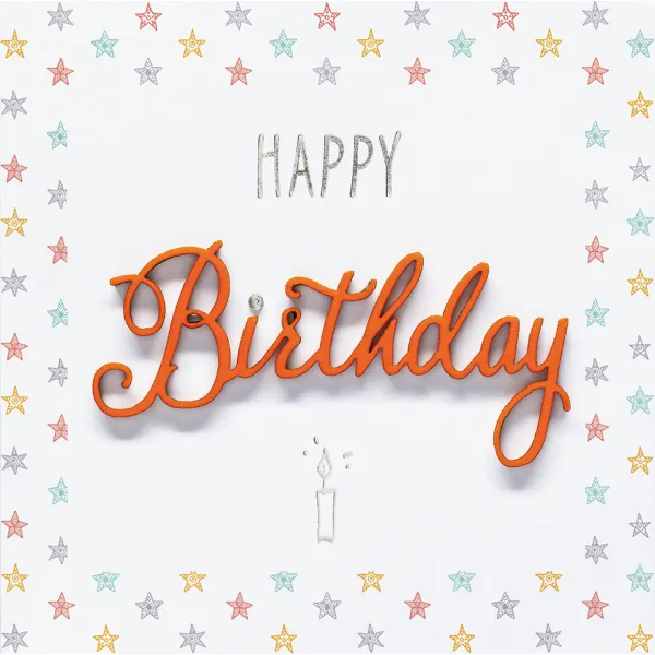 Happy Birthday (15 x 15 cm)