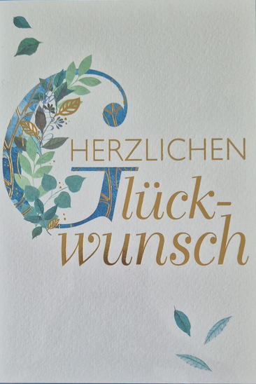 Herzlichen Glückwunsch (B6)