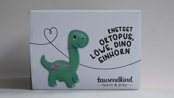 Knetset OKTOPUS, LÖWE, DINO & EINHORN