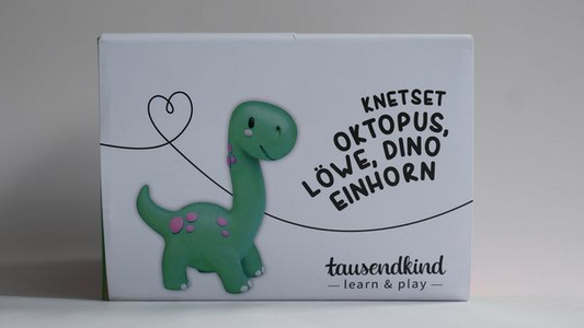 Knetset OKTOPUS, LÖWE, DINO & EINHORN