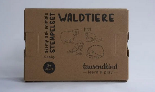 Stempelset WALDTIERE 5-teilig