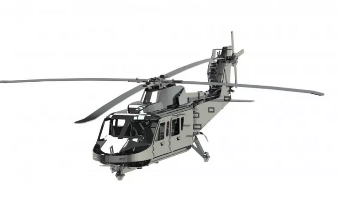3D METAL MODEL LIFTING SPIRIT HELIKOPTER 134ST.