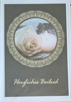 Herzliches Beileid (B6)