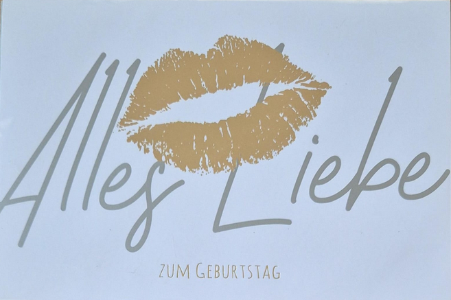 Alles Liebe zum Geburtstag (B6)