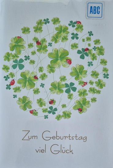 Zum Geburtstag viel Glück (B6)