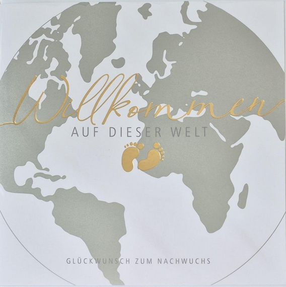 Willkommen auf dieser Welt (15 x 15 cm)