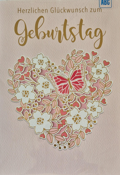 Herzlichen Glückwunsch zum Geburtstag (15 x 22 cm)